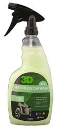 3D Waterless Wash in a 24 Ounce Spray Bottle