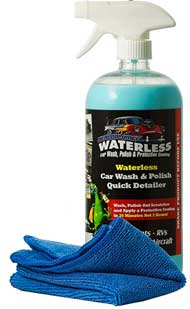 DualPolymer Waterless Wash with Microfiber Towel