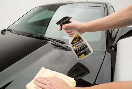 Man Washing Car with Meguiar's Waterless Car Wash